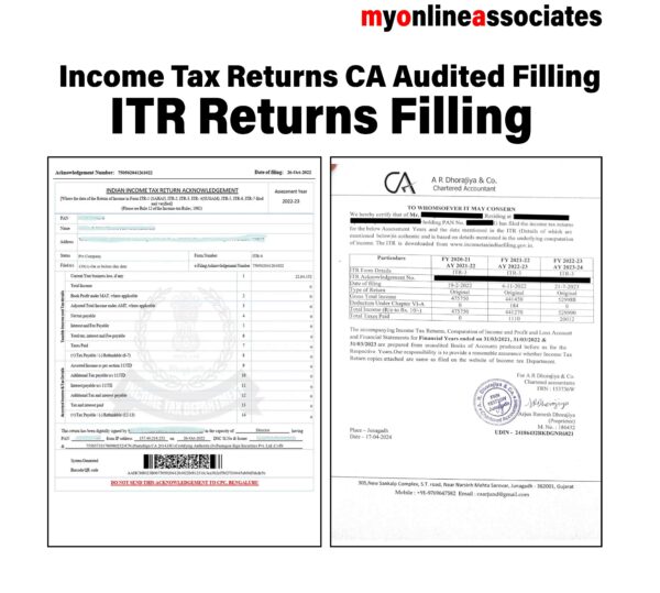 Income Tax Returns Filling (ITR File) – Audited File